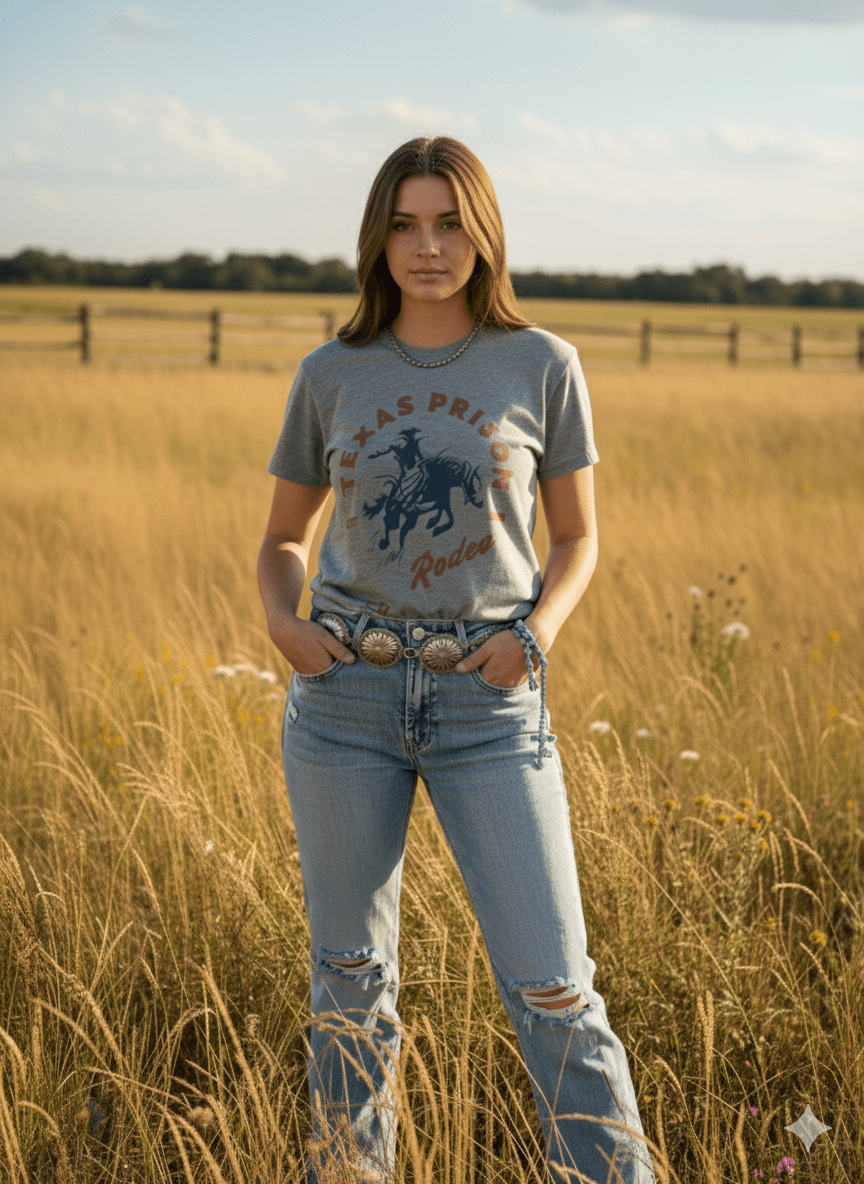 Texas Prison Rodeo Huntsville Graphic Tee - Rooted & Reckless Co.