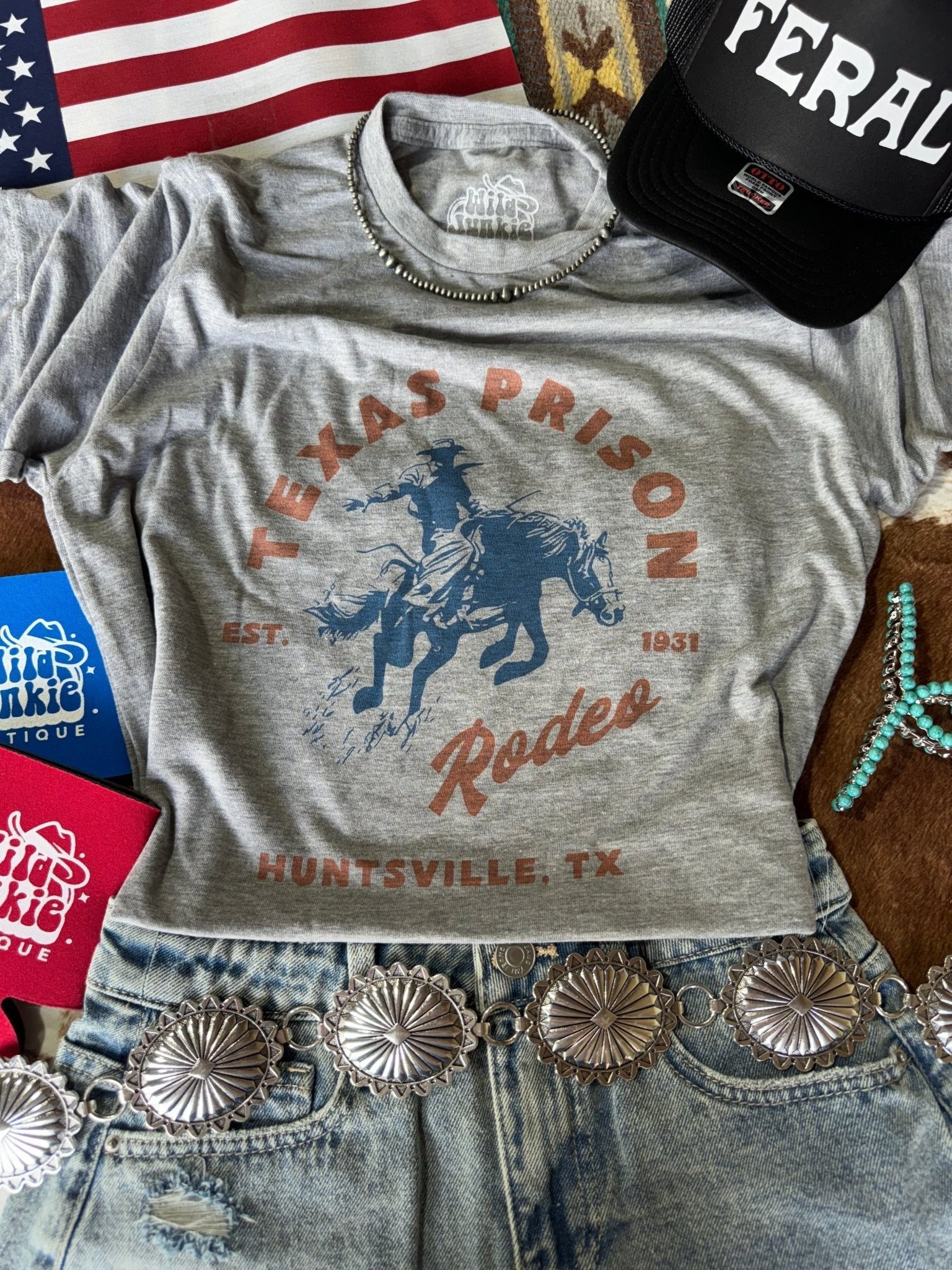 Texas Prison Rodeo Huntsville Graphic Tee - Rooted & Reckless Co.