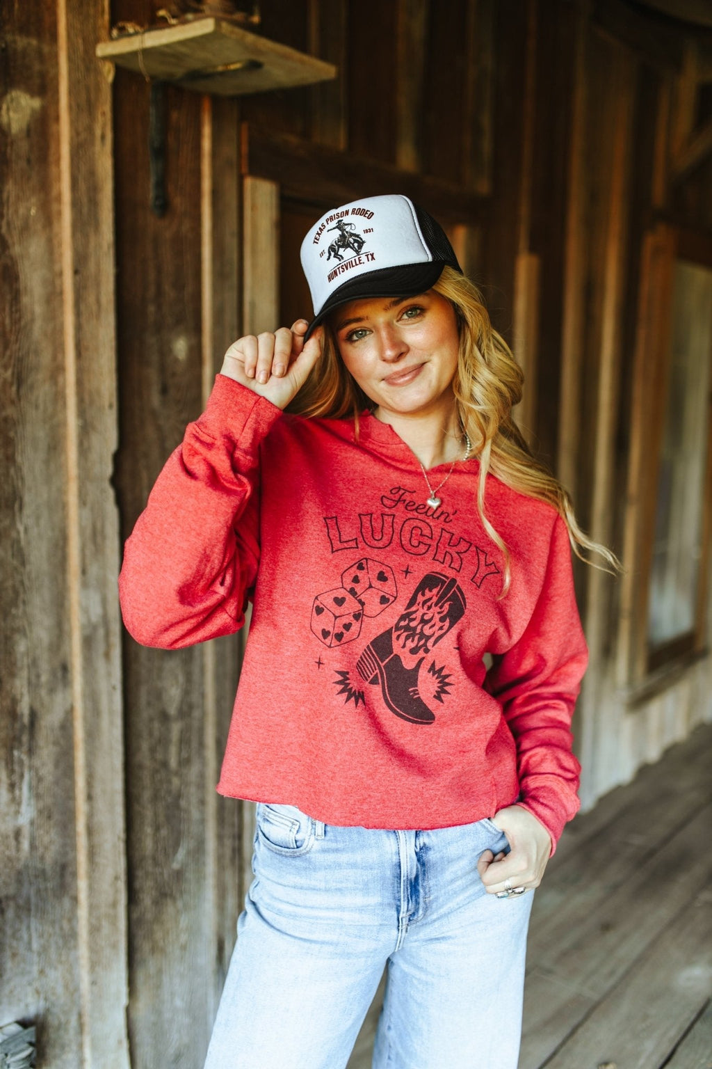 Texas Prison Rodeo Trucker Hat - Rooted & Reckless Co.