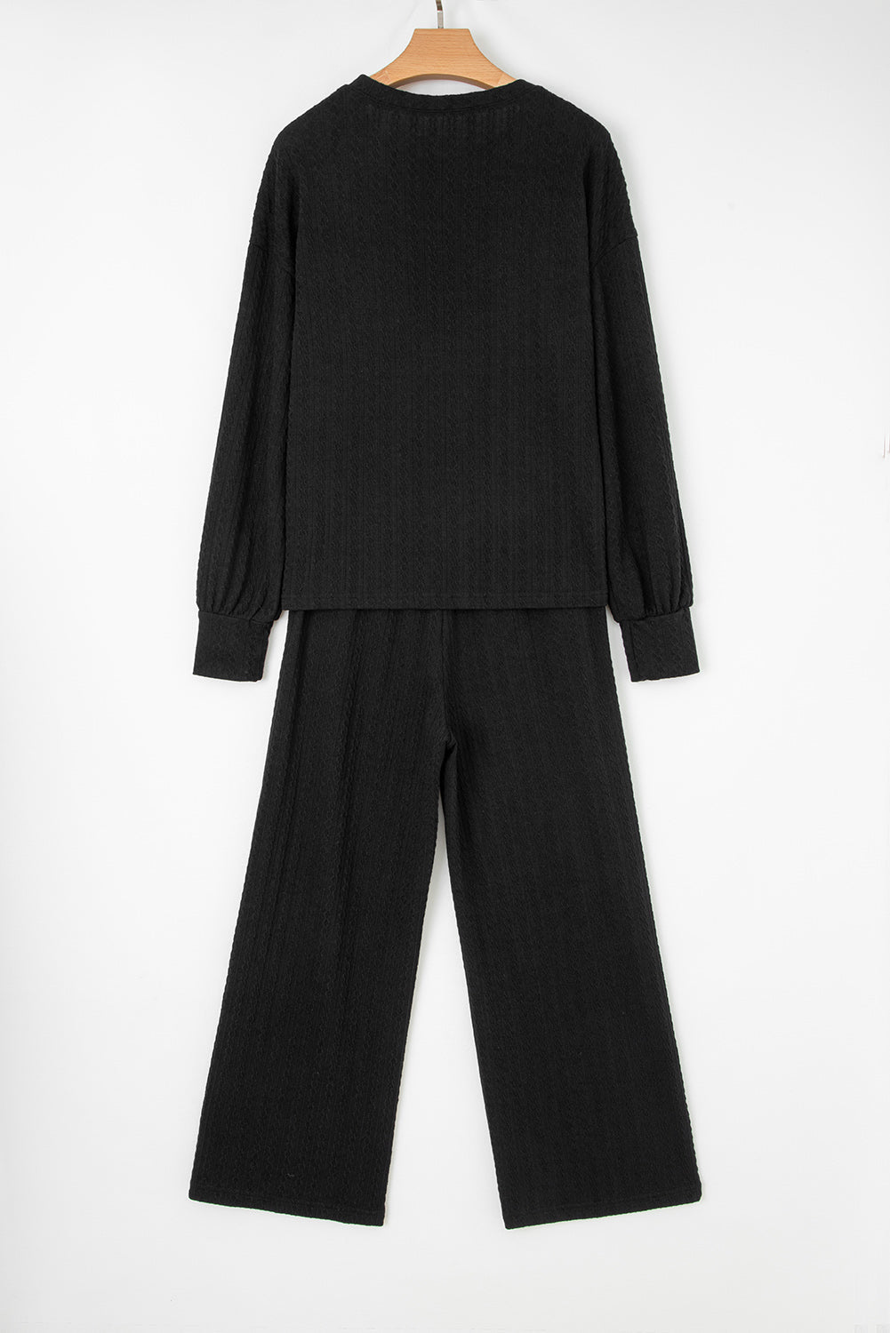 Textured Chest Pocket Top and Pants Set - Rooted & Reckless Co.