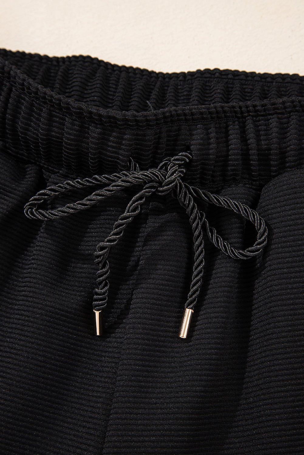 Textured Half-Zip Top & Drawstring Shorts Set - Rooted & Reckless Co.