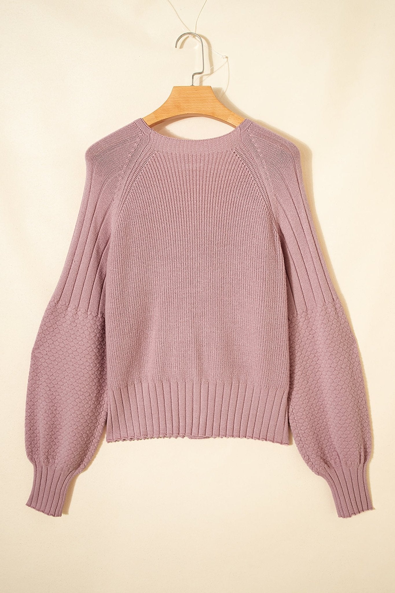 Textured Knit Button Front V-Neck Cardigan - Rooted & Reckless Co.