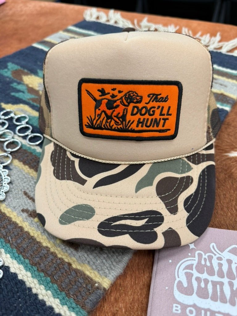 That Dog'll Hunt Patch Trucker Hat - Rooted & Reckless Co.