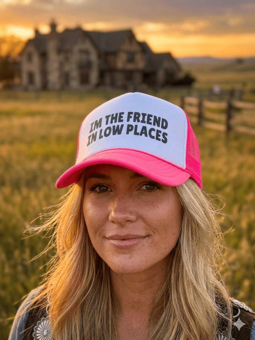 The Friend In Low Places Trucker Hat - Rooted & Reckless Co.
