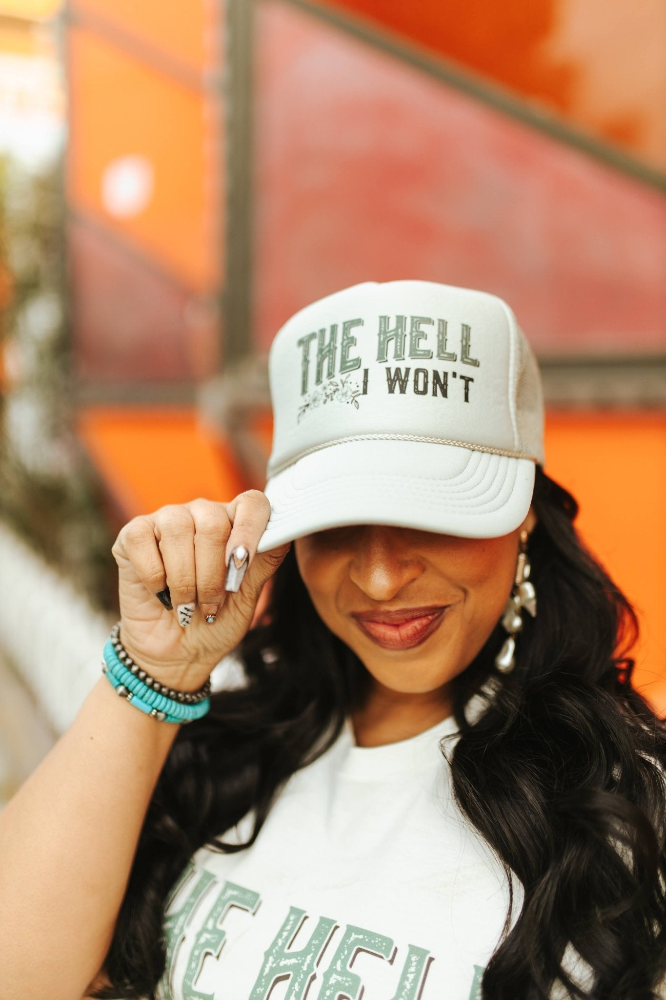 The Hell I Won't Trucker Hat - Rooted & Reckless Co.