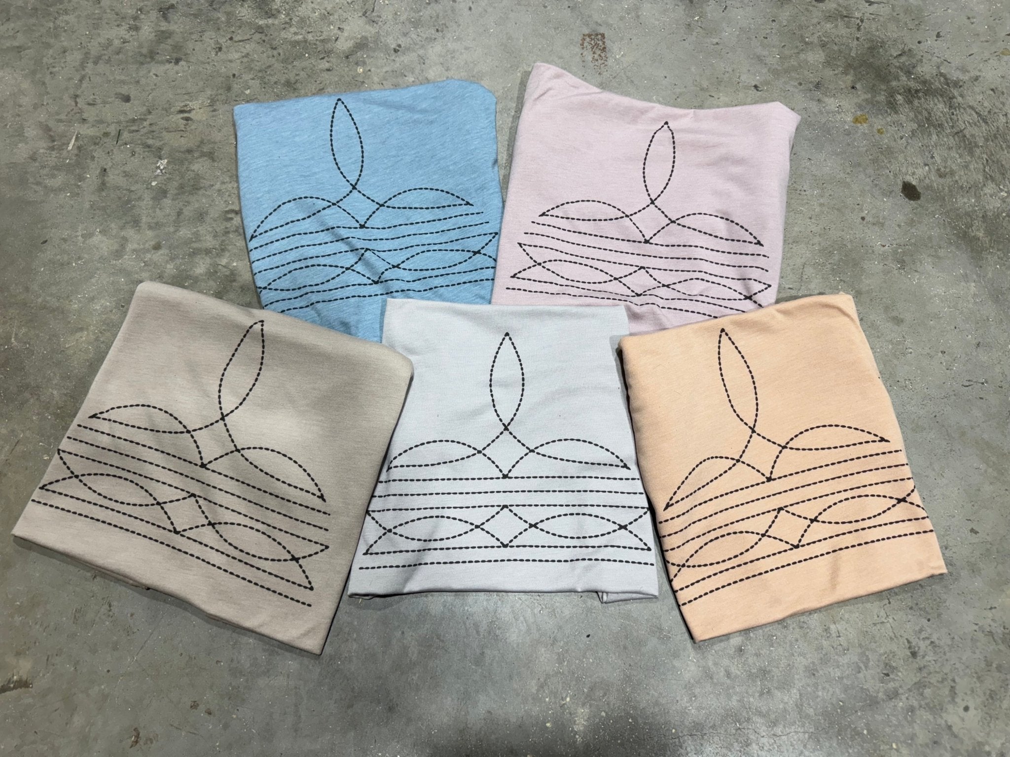 The Original, Viral Boot Stitch Western Graphic Tee - Tan - Rooted & Reckless Co.