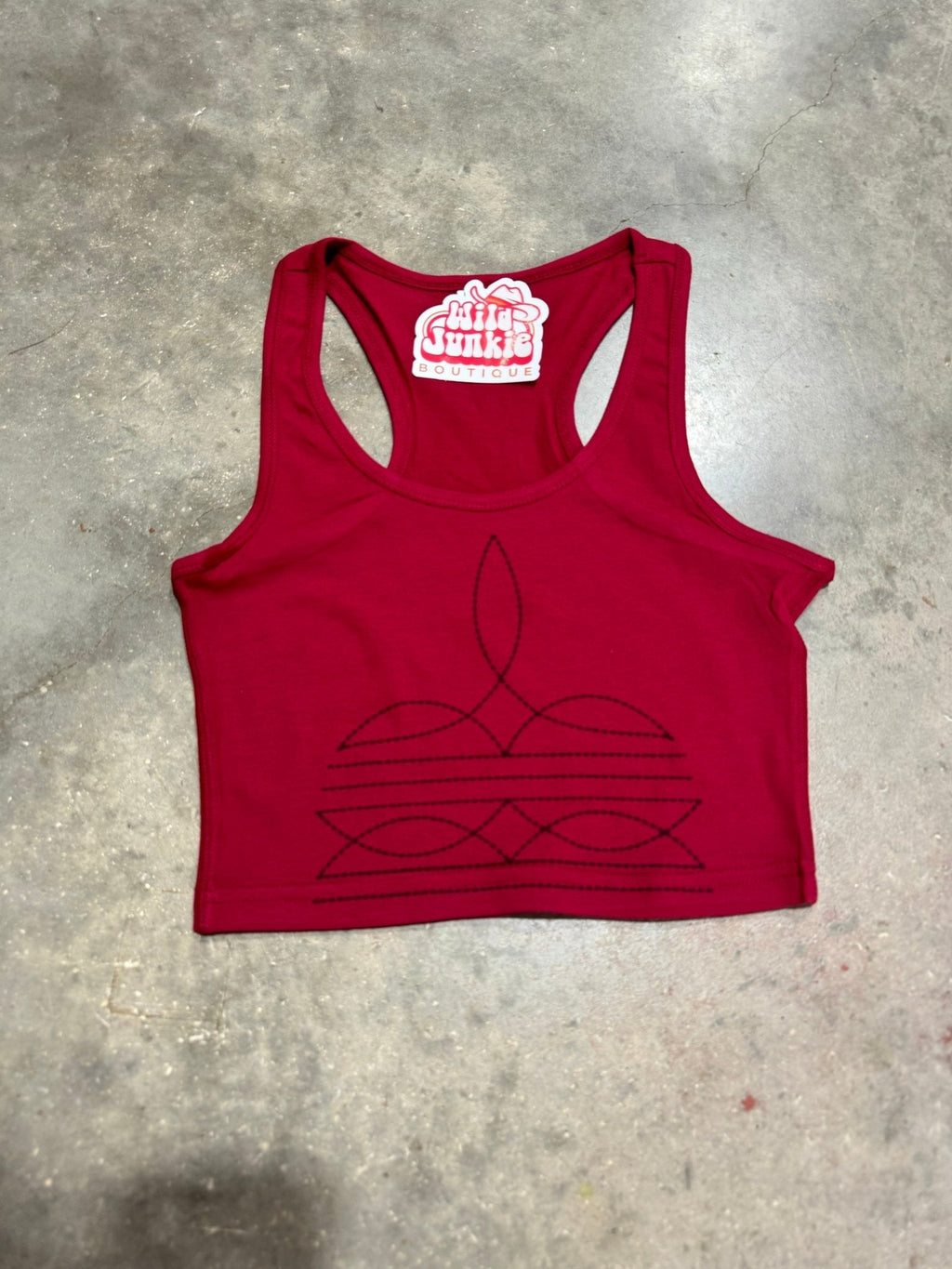 The Original, Viral Boot Stitch Western Tank Top - Rooted & Reckless Co.