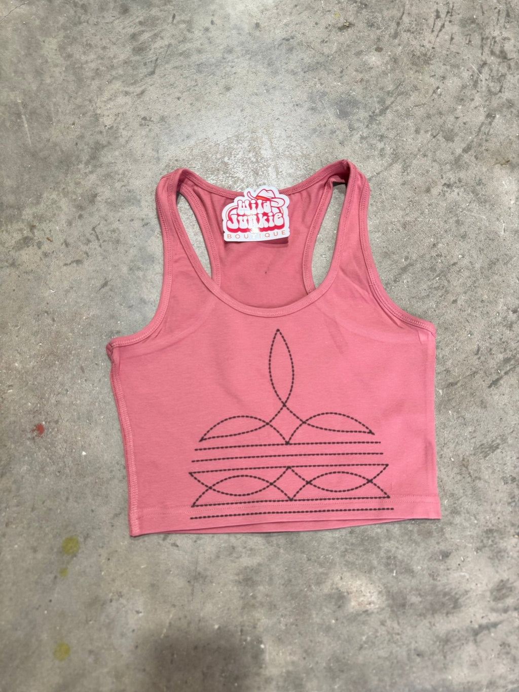 The Original, Viral Boot Stitch Western Tank Top - Rooted & Reckless Co.