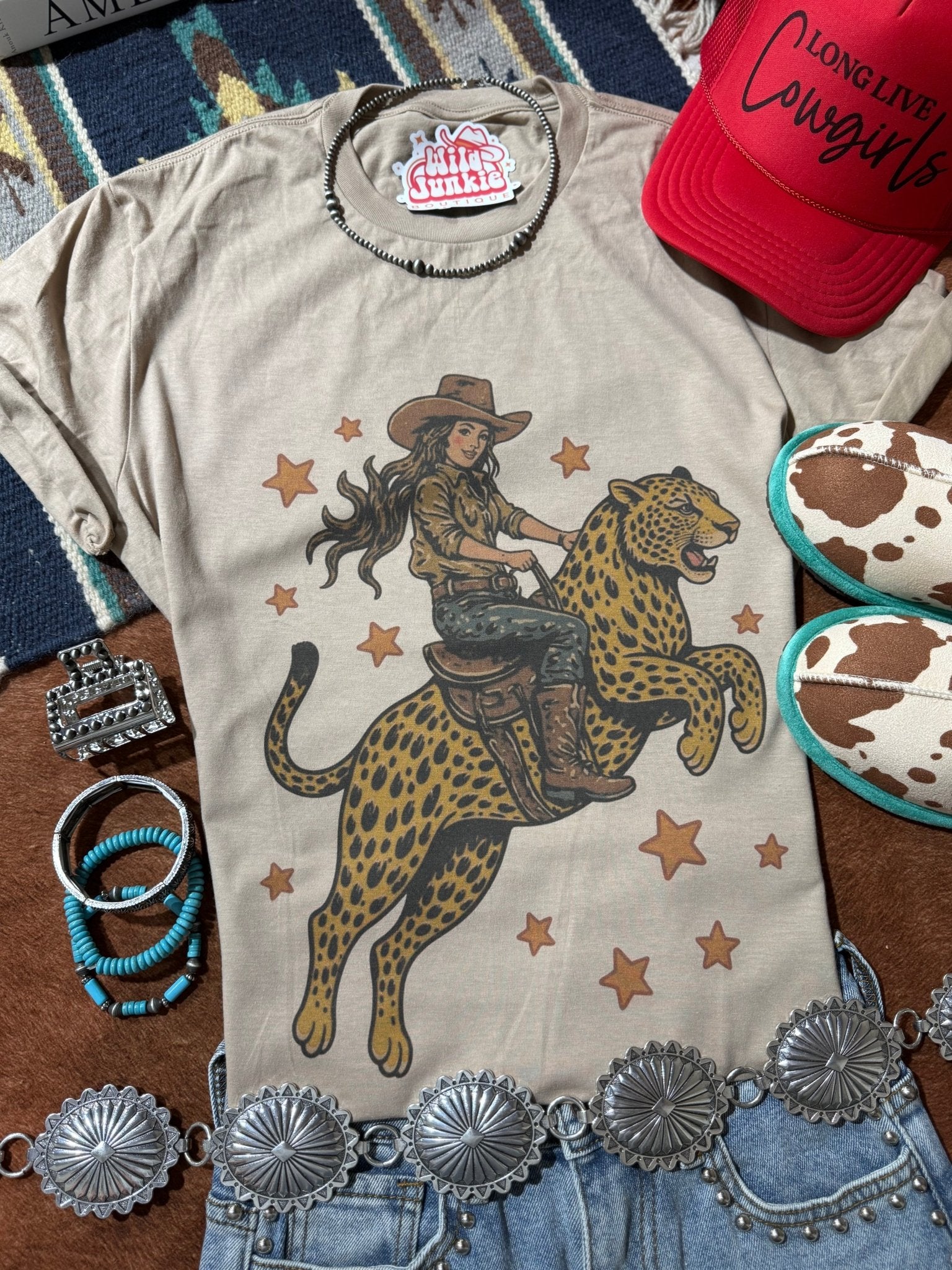 The Untamed Cowgirl Graphic Tee - Rooted & Reckless Co.