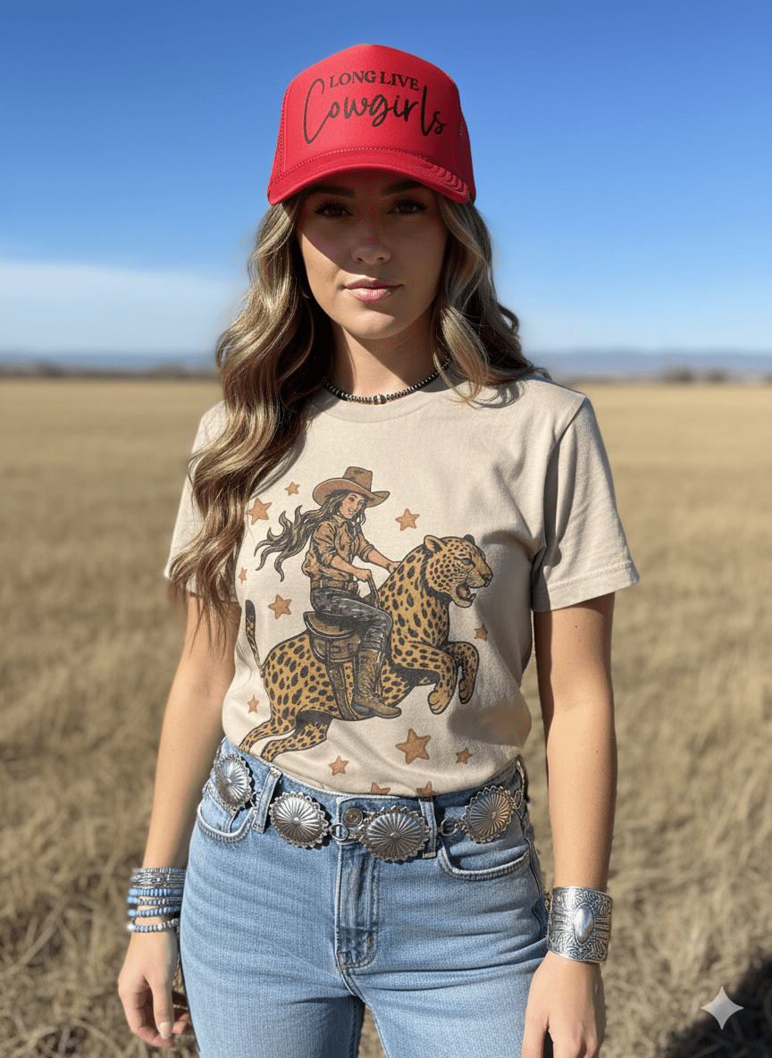 The Untamed Cowgirl Graphic Tee - Rooted & Reckless Co.