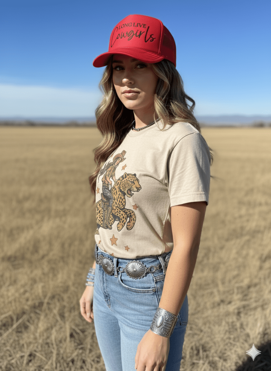 The Untamed Cowgirl Graphic Tee - Rooted & Reckless Co.