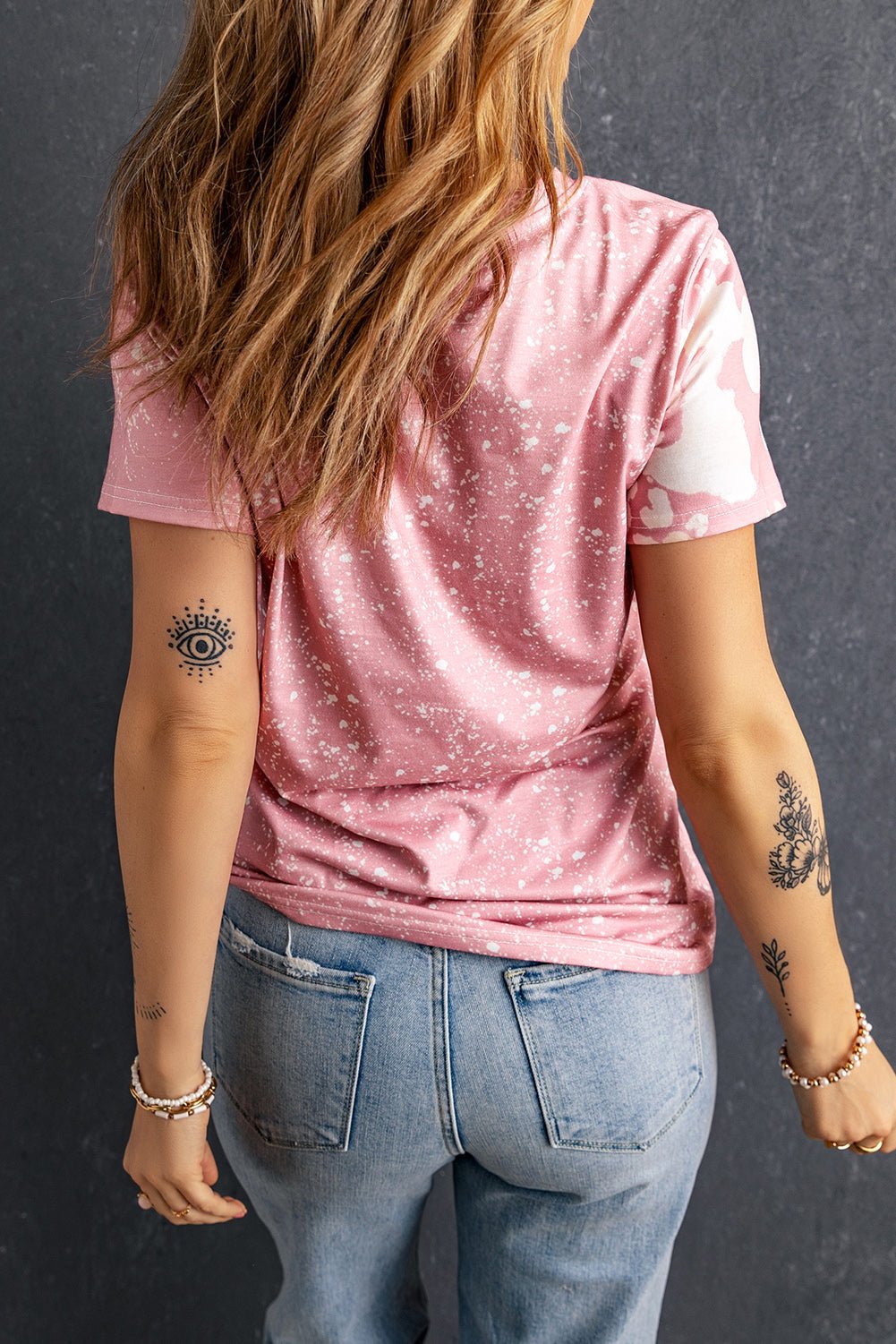 Tie Dye Bleached Short Sleeve T-Shirt - Rooted & Reckless Co.