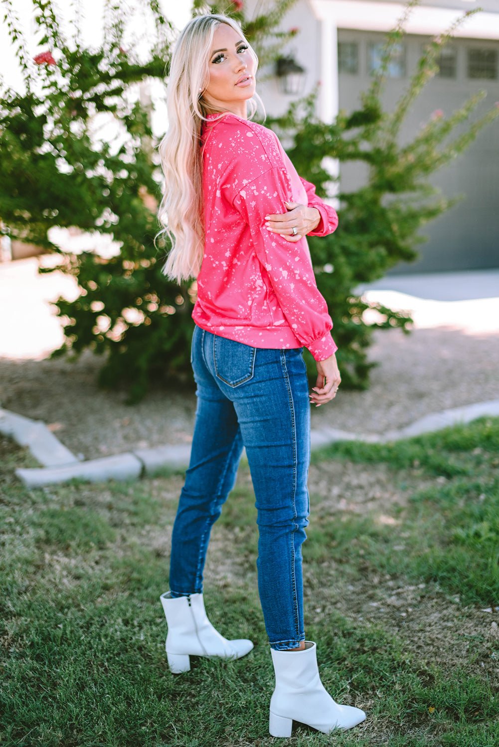 Tie Dye Long Sleeve Pullover Sweatshirt - Rooted & Reckless Co.