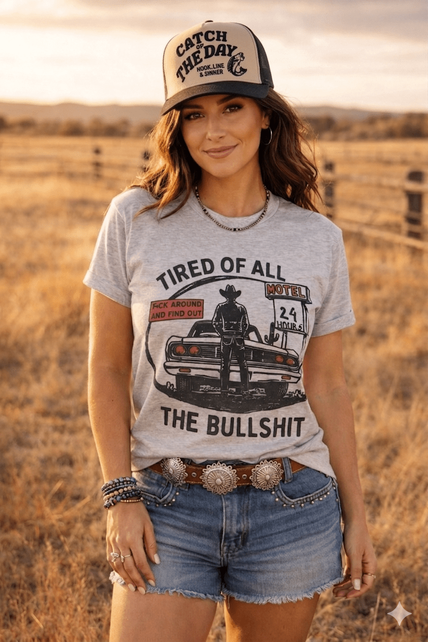 Tired of All the Bullshit Graphic Tee - Rooted & Reckless Co.