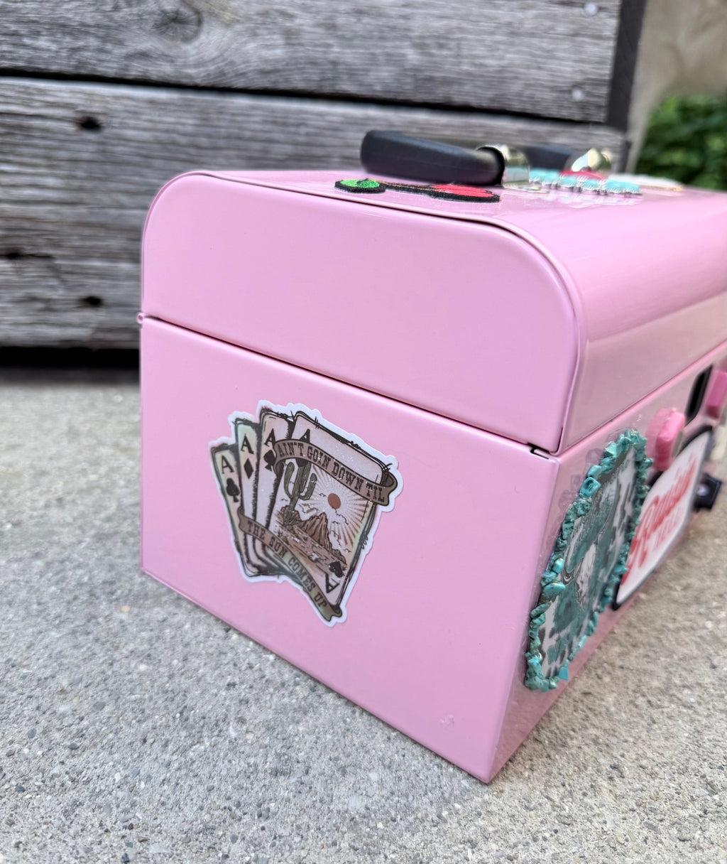 Travel Jewelry/Makeup Toolbox - Rooted & Reckless Co.