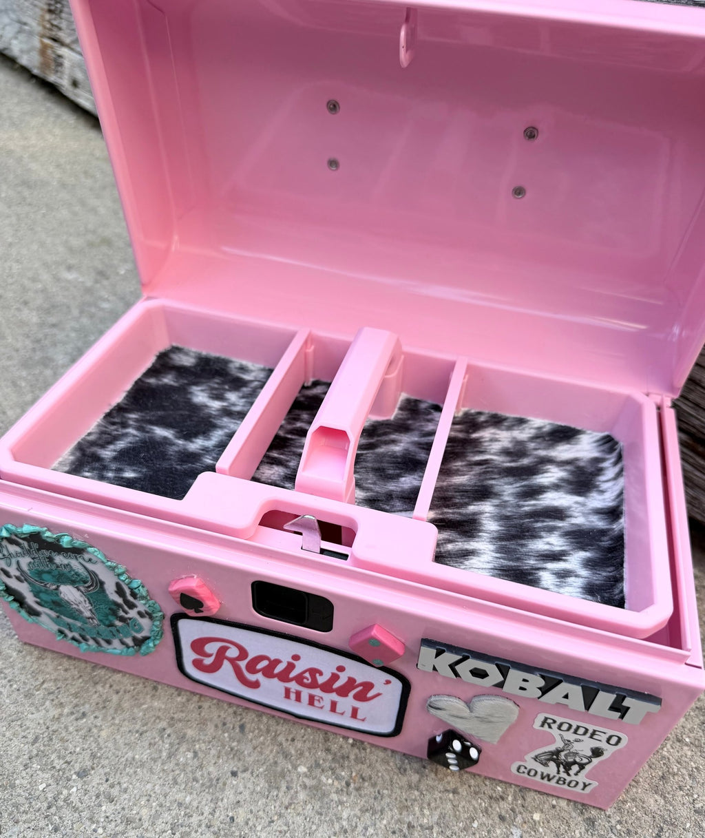 Travel Jewelry/Makeup Toolbox - Rooted & Reckless Co.