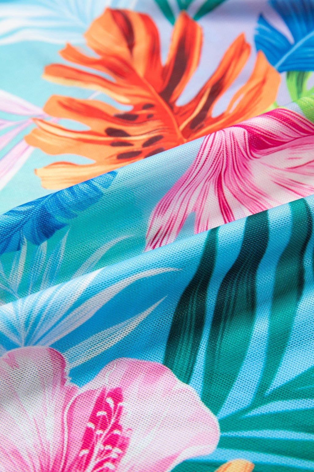 Tropical Semi-Sheer Beach Cover Up Dress - Rooted & Reckless Co.
