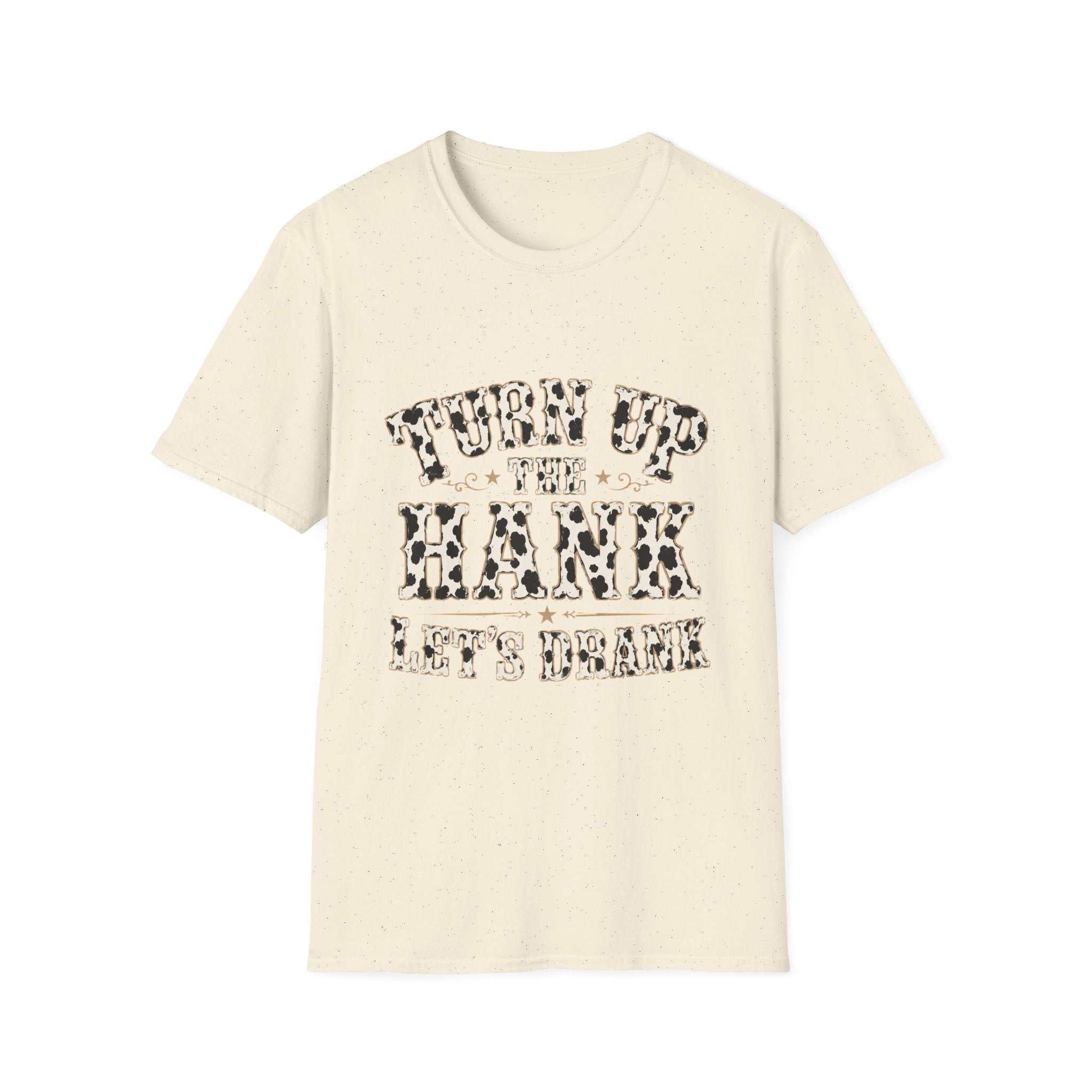 Turn Up the Hank T-Shirt — Leopard Western Graphic Tee - Rooted & Reckless Co.