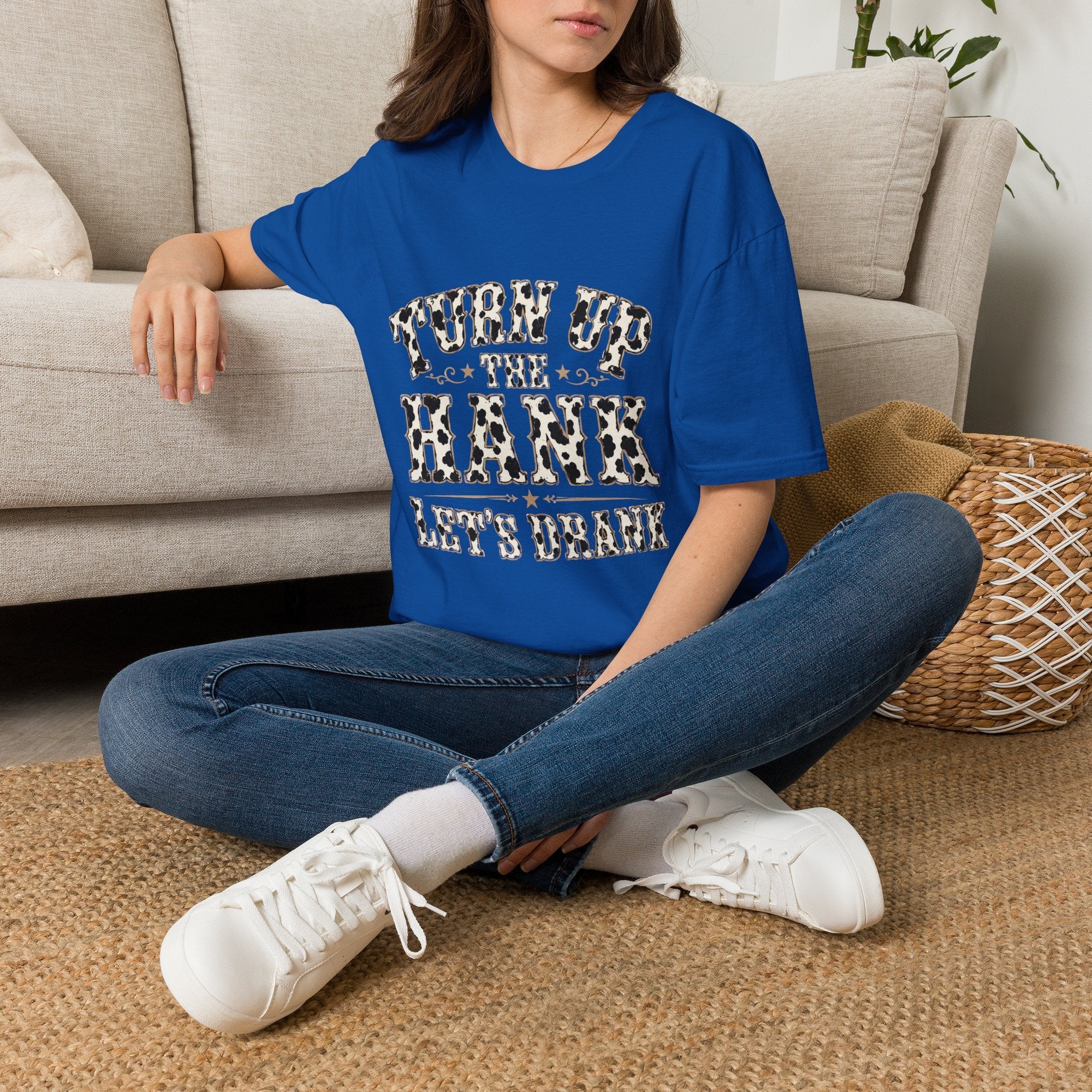 Turn Up the Hank T-Shirt — Leopard Western Graphic Tee - Rooted & Reckless Co.
