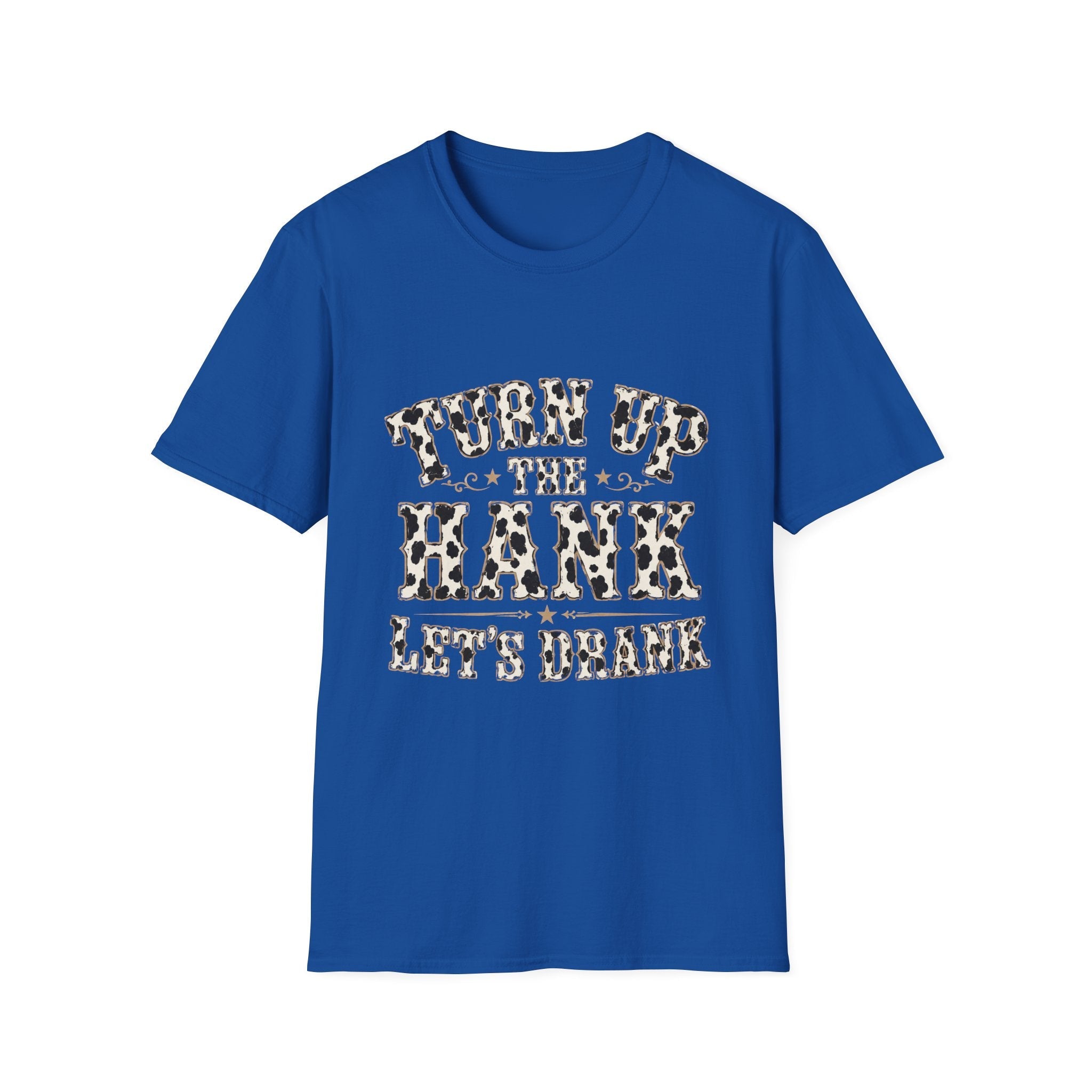 Turn Up the Hank T-Shirt — Leopard Western Graphic Tee - Rooted & Reckless Co.