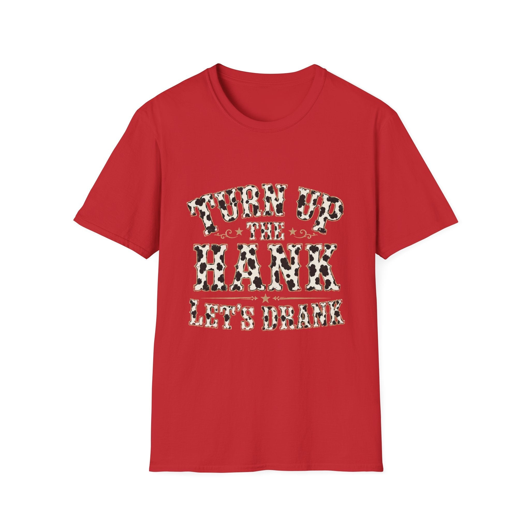Turn Up the Hank T-Shirt — Leopard Western Graphic Tee - Rooted & Reckless Co.
