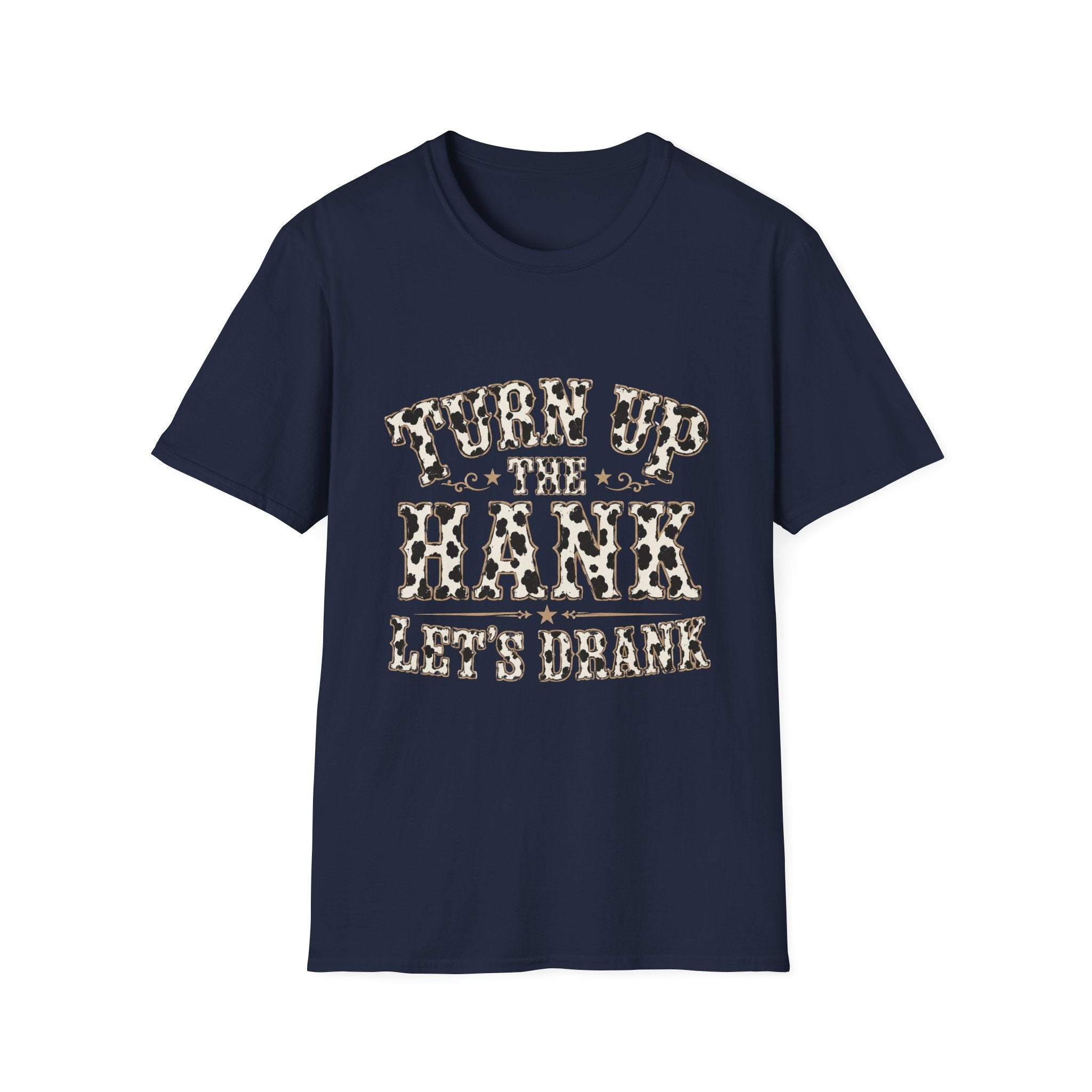 Turn Up the Hank T-Shirt — Leopard Western Graphic Tee - Rooted & Reckless Co.