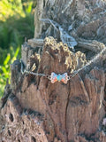 Turquoise Butterfly Concho Chain Necklace - Rooted & Reckless Co.