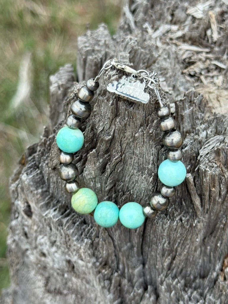 Turquoise Trailblazer Beaded Bracelet - Rooted & Reckless Co.