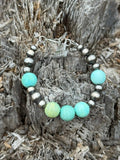 Turquoise Trailblazer Beaded Bracelet - Rooted & Reckless Co.