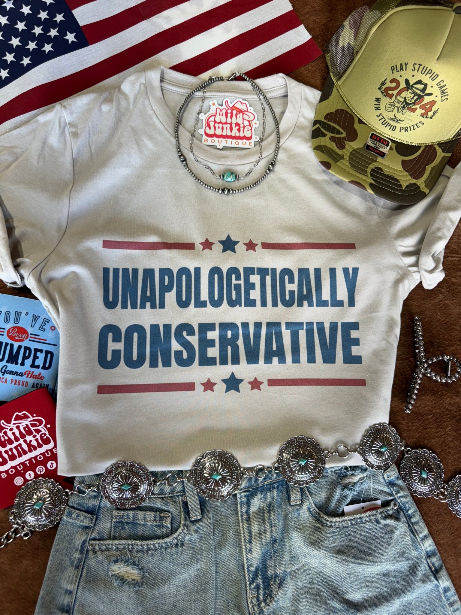 Unapologetically Conservative Graphic Tee - Rooted & Reckless Co.