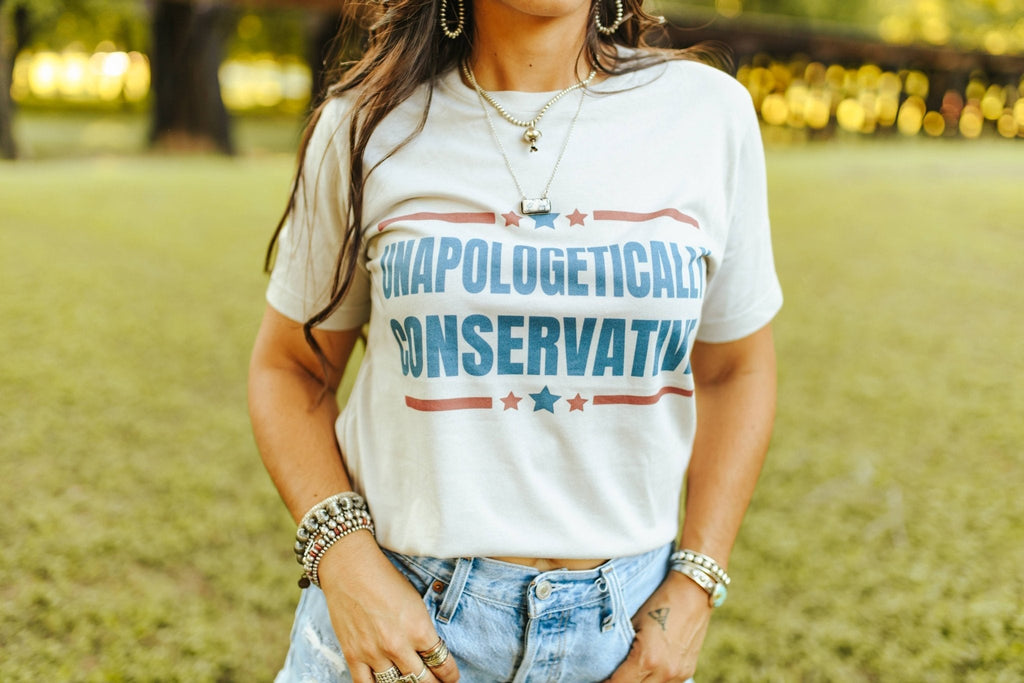 Unapologetically Conservative Graphic Tee - Rooted & Reckless Co.