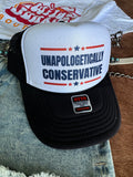 Unapologetically Conservative Trucker Hat - Rooted & Reckless Co.