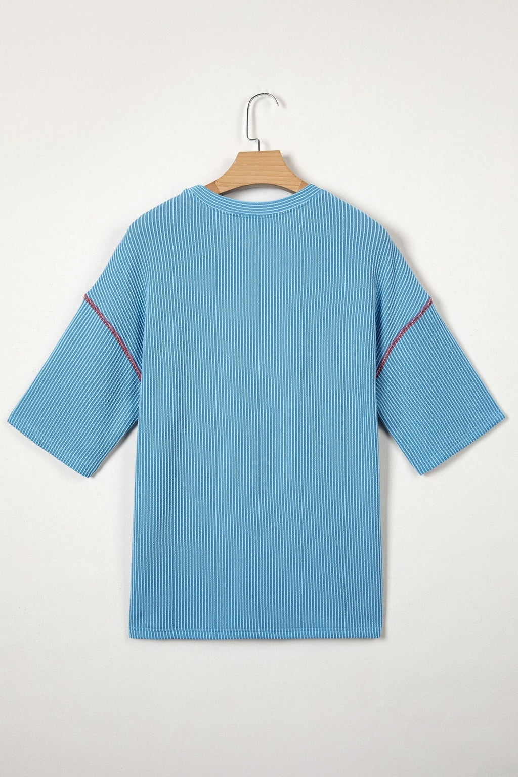 USA Corded Knit Short Sleeve Graphic Top - Rooted & Reckless Co.