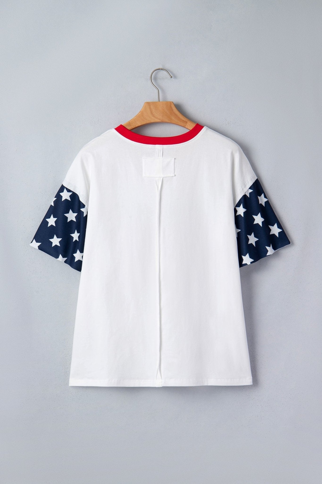 USA Flag Patchwork Short Sleeve Graphic Tee - Rooted & Reckless Co.