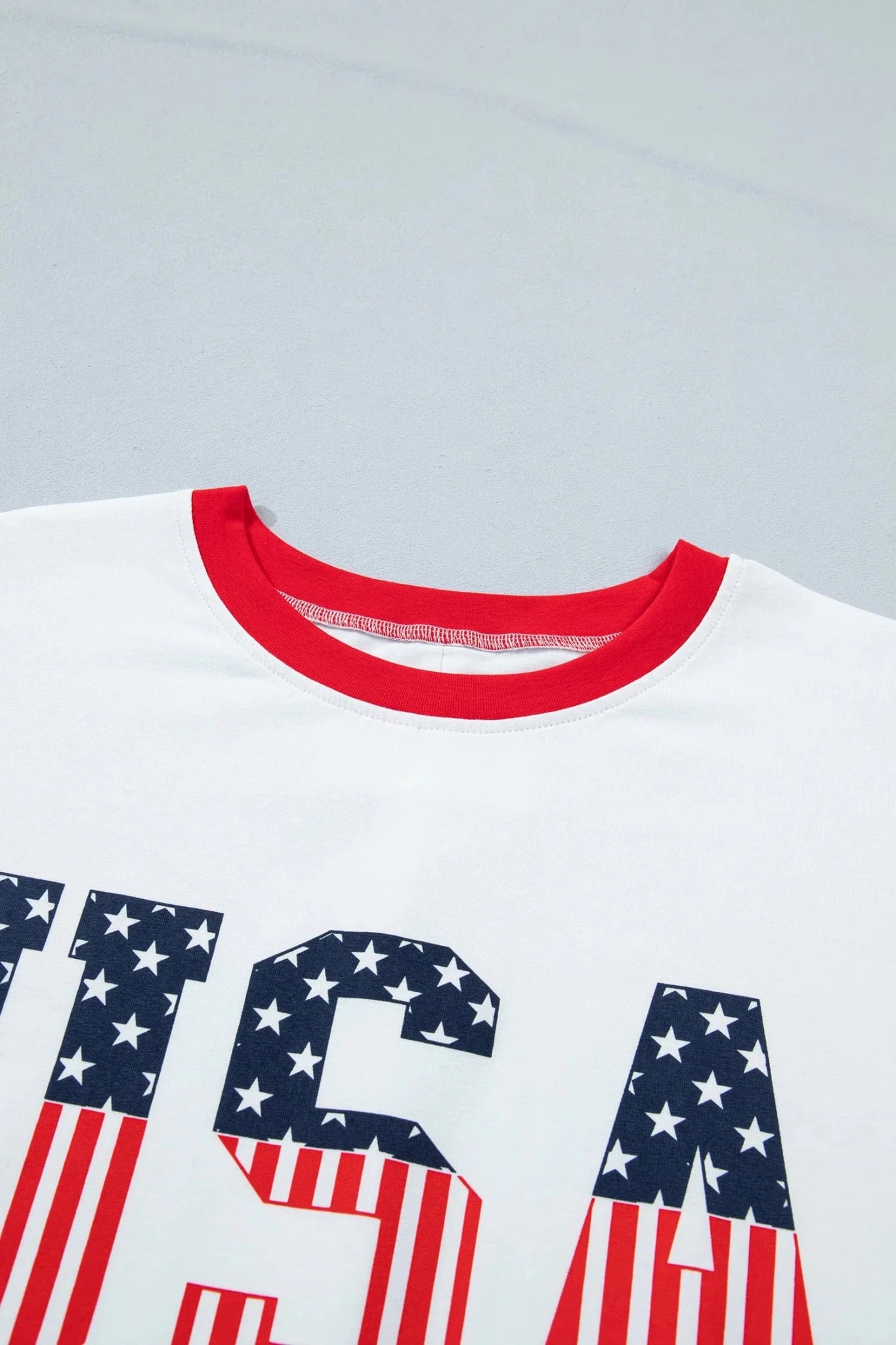 USA Flag Patchwork Short Sleeve Graphic Tee - Rooted & Reckless Co.