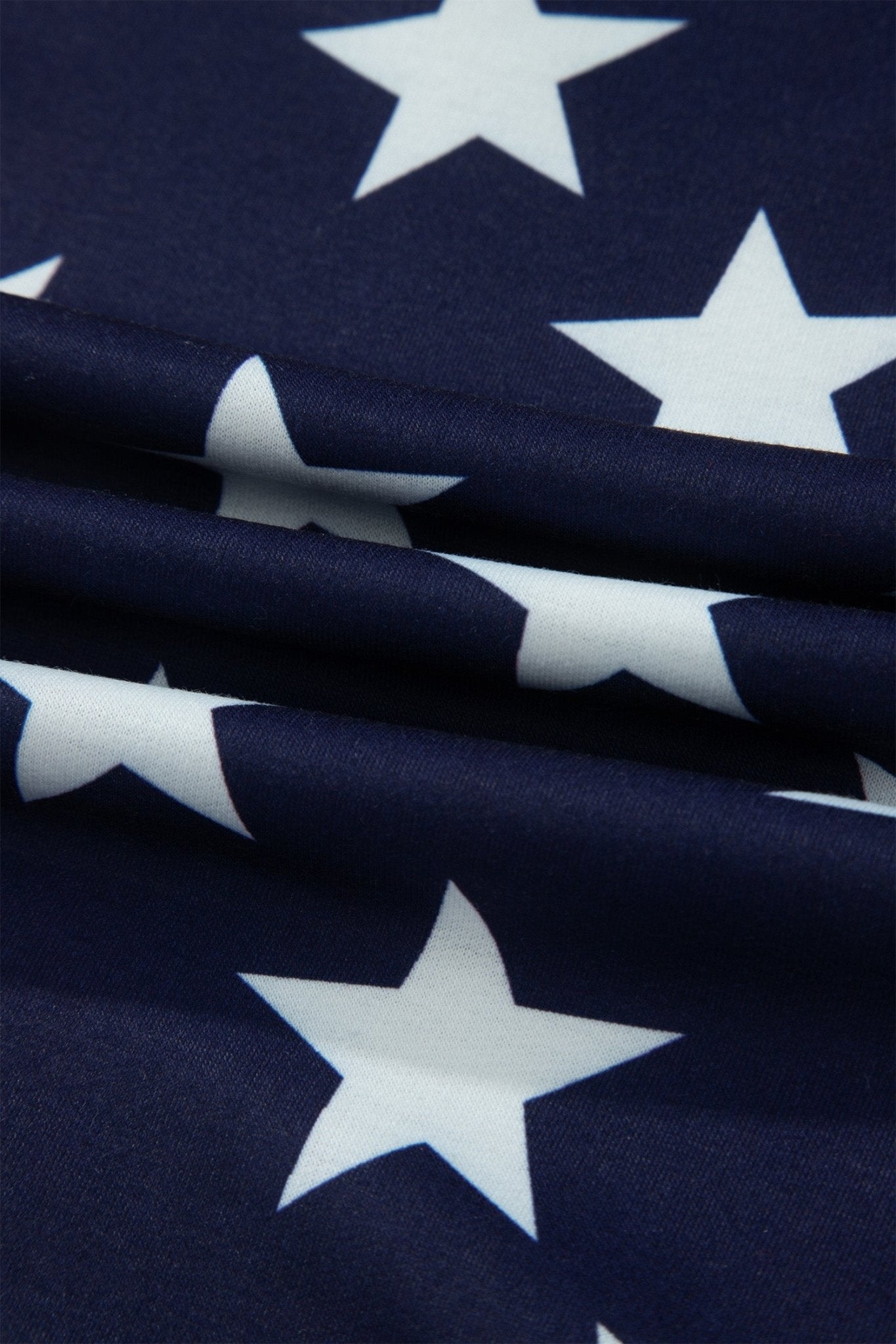 USA Flag Stars & Stripes Zip Collar Oversized Sweatshirt - Rooted & Reckless Co.