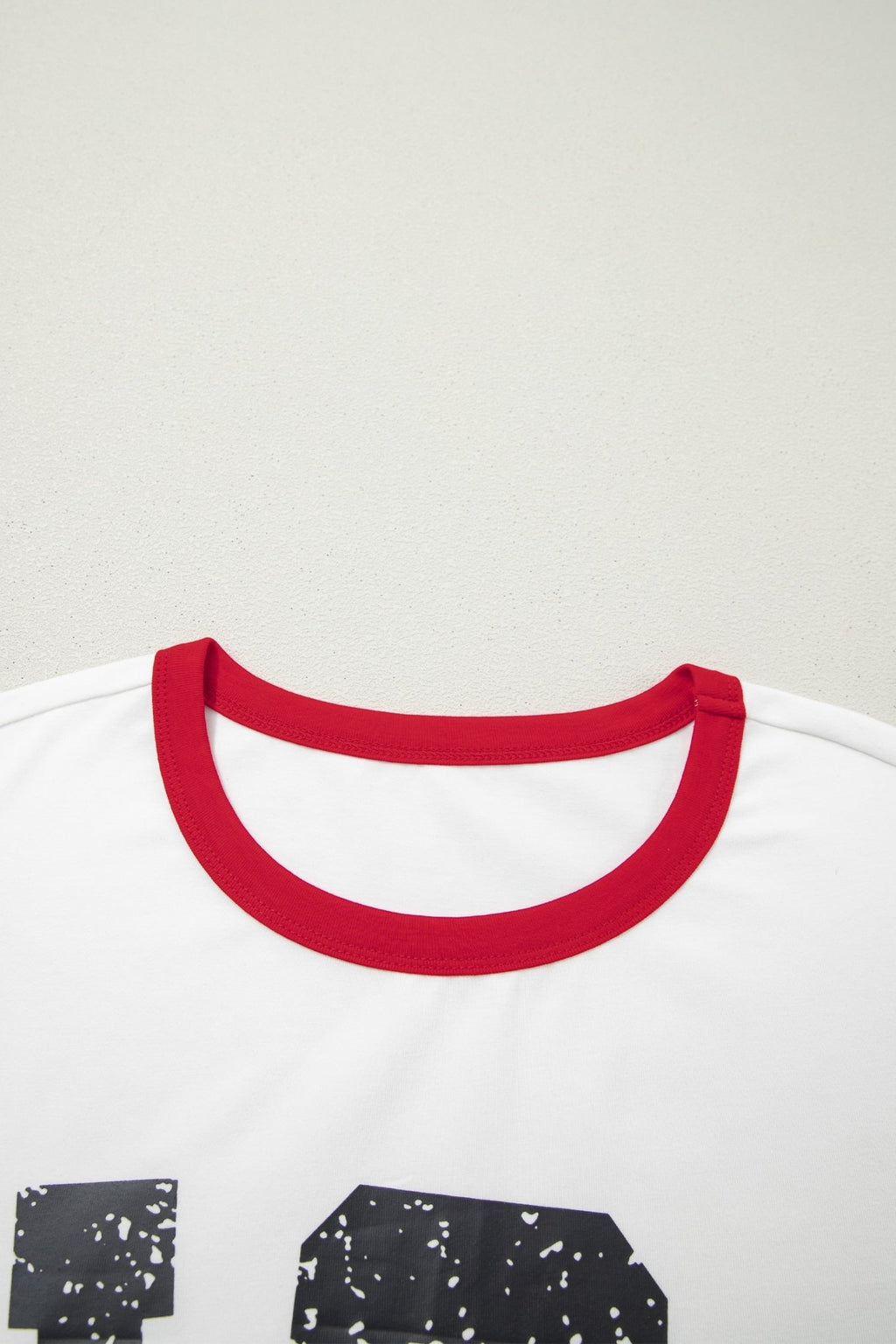 USA Varsity Stripe Trim Short Sleeve Tee - Rooted & Reckless Co.