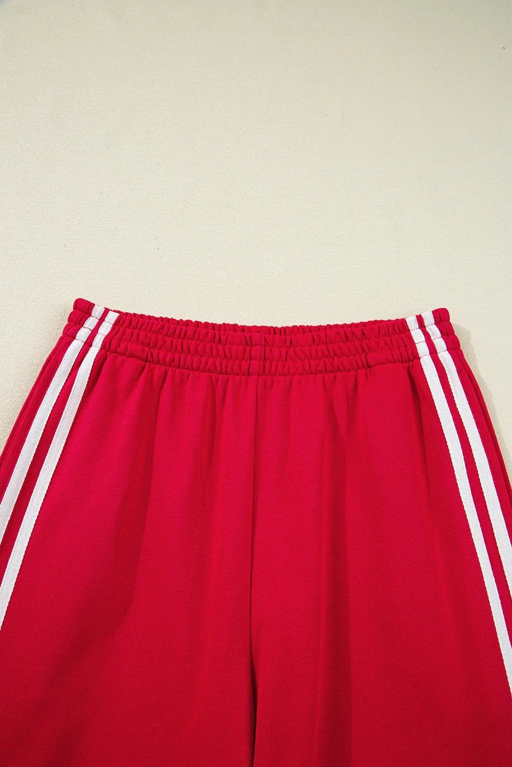 Varsity Stripe Crewneck Pullover & Sweatpants Set - Rooted & Reckless Co.