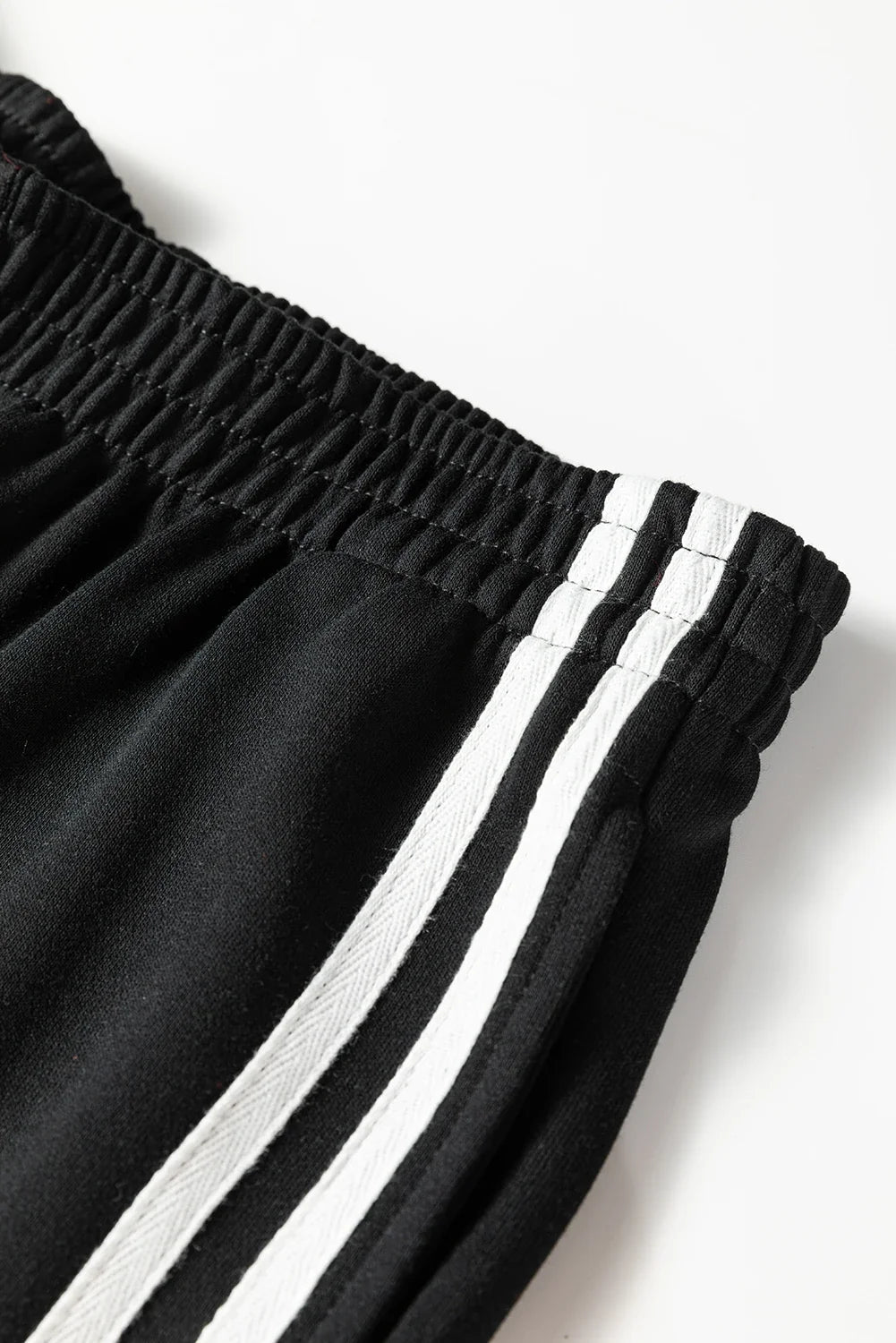 Varsity Stripe Crewneck Pullover & Sweatpants Set - Rooted & Reckless Co.