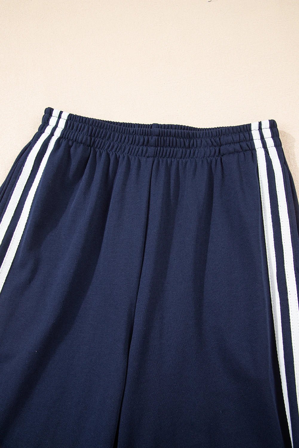 Varsity Stripe Crewneck Pullover & Sweatpants Set - Rooted & Reckless Co.