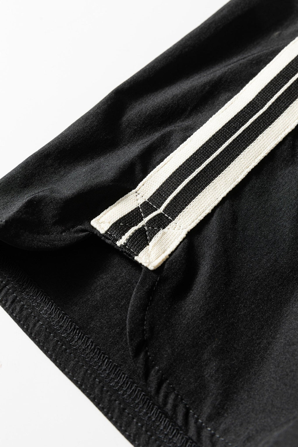 Varsity Stripe Elastic Waist Athleisure Shorts - Rooted & Reckless Co.