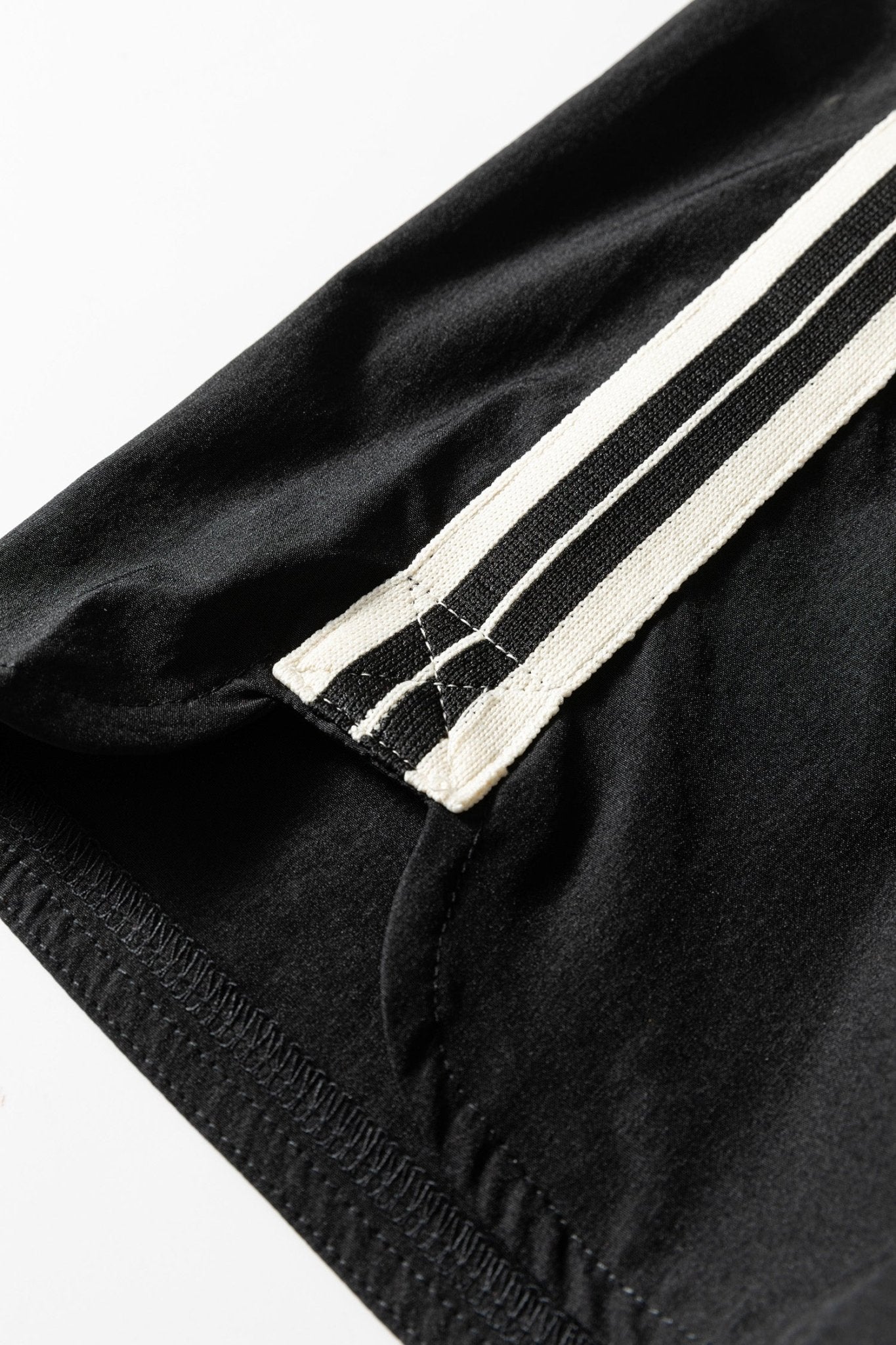 Varsity Stripe Elastic Waist Athleisure Shorts - Rooted & Reckless Co.