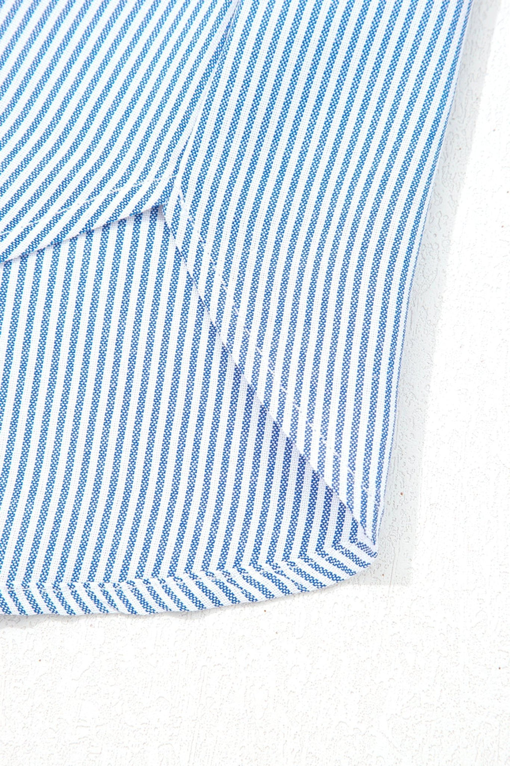 Varsity Stripe Leopard Patchwork Button Down Shirt - Rooted & Reckless Co.