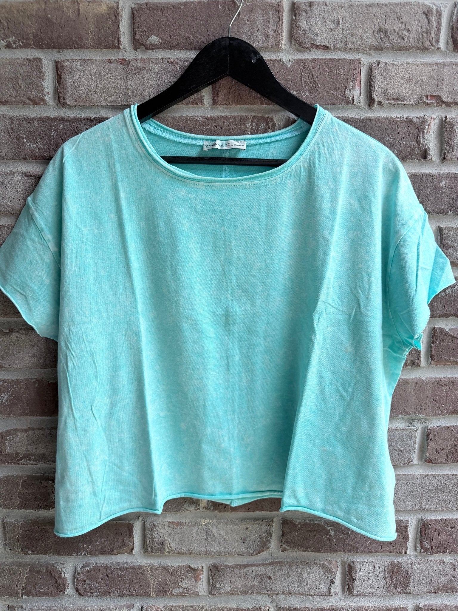 Vintage Wash Crop Tee - Rooted & Reckless Co.