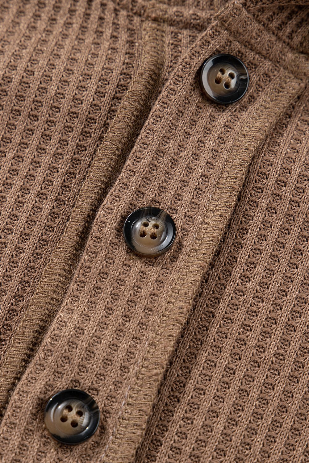 Waffle Patchwork Exposed Seam Oversize Hoodie - Rooted & Reckless Co.