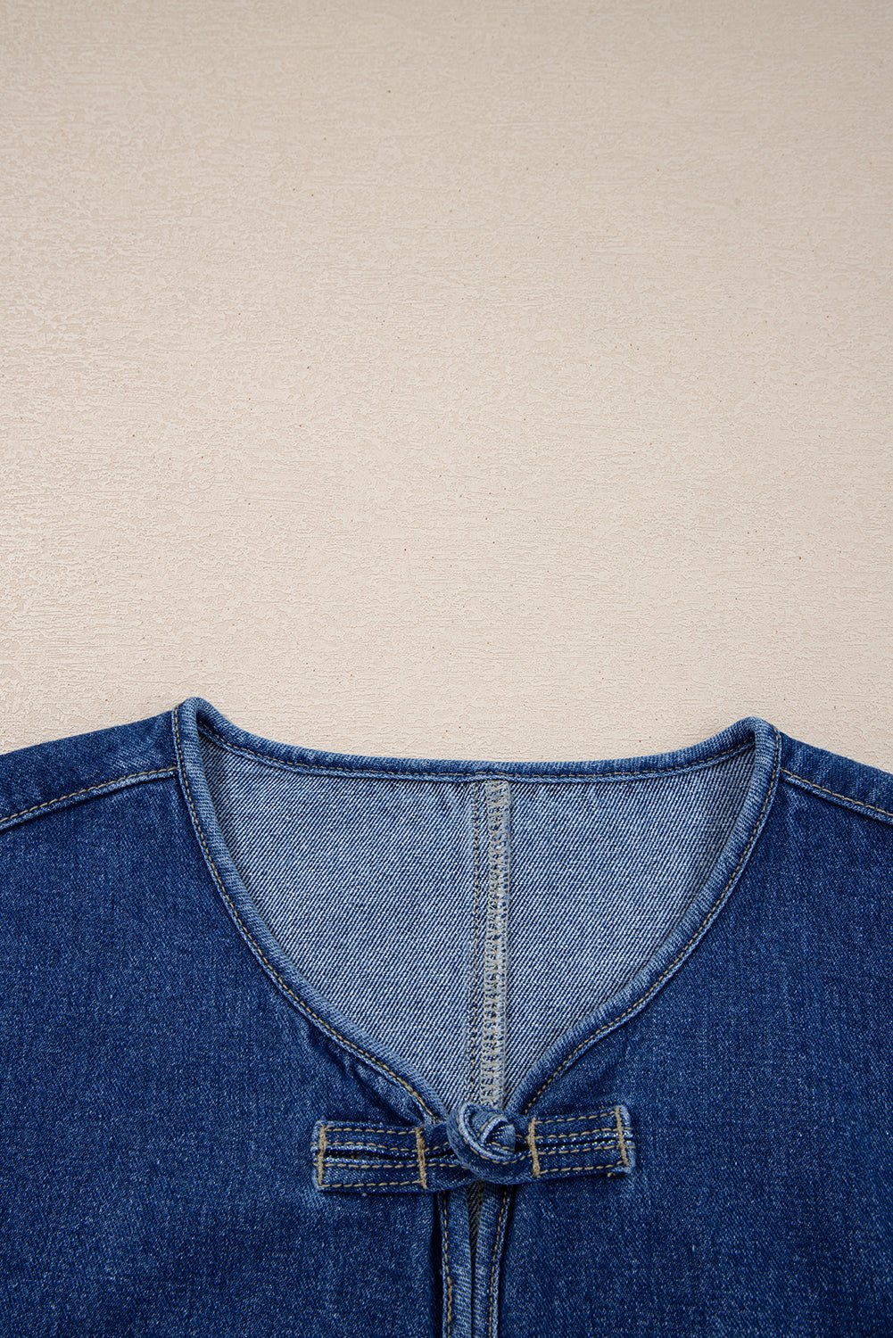 Wash Denim Straight Cut Pocketed Jacket - Rooted & Reckless Co.