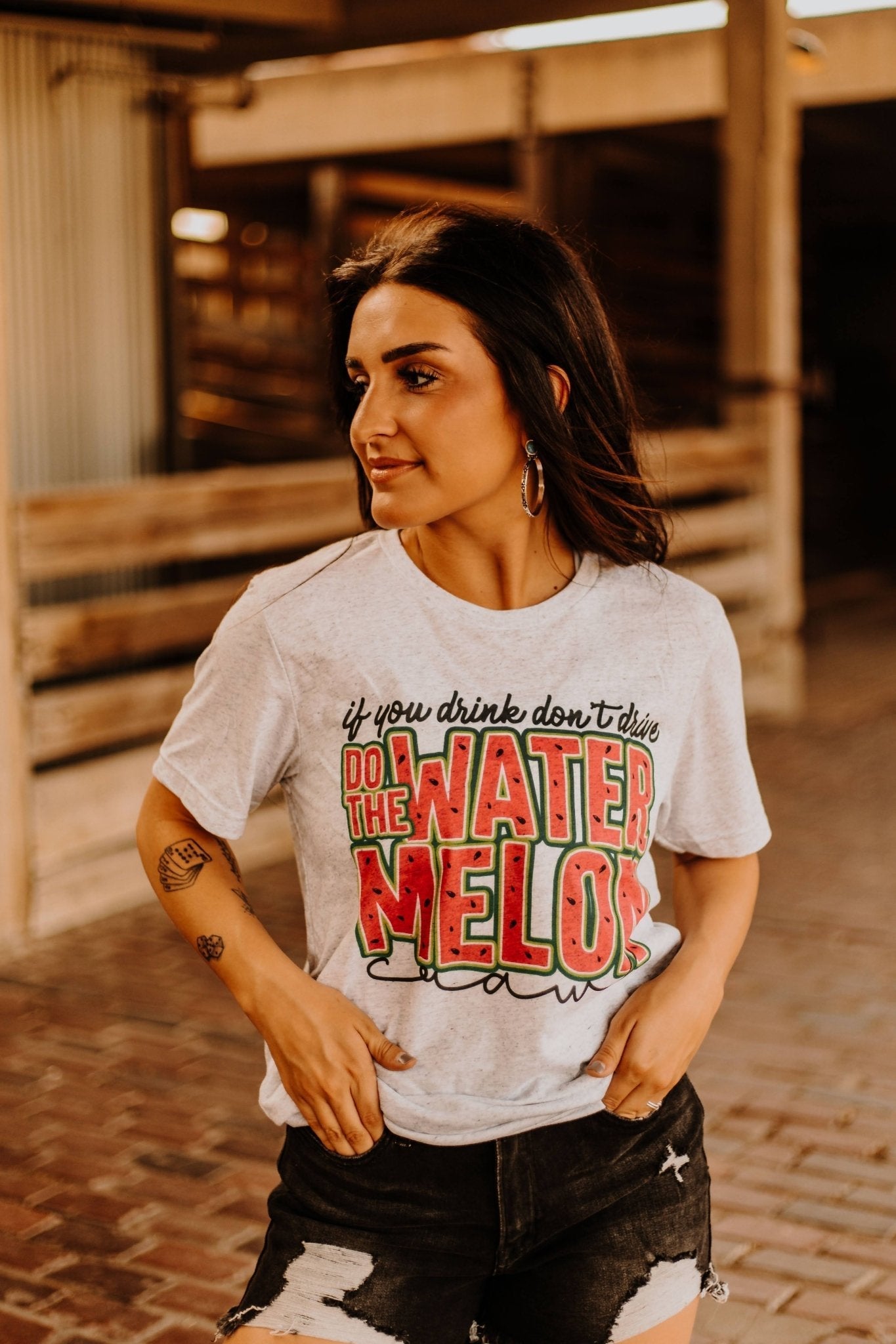 Watermelon Crawl Tee - Rooted & Reckless Co.