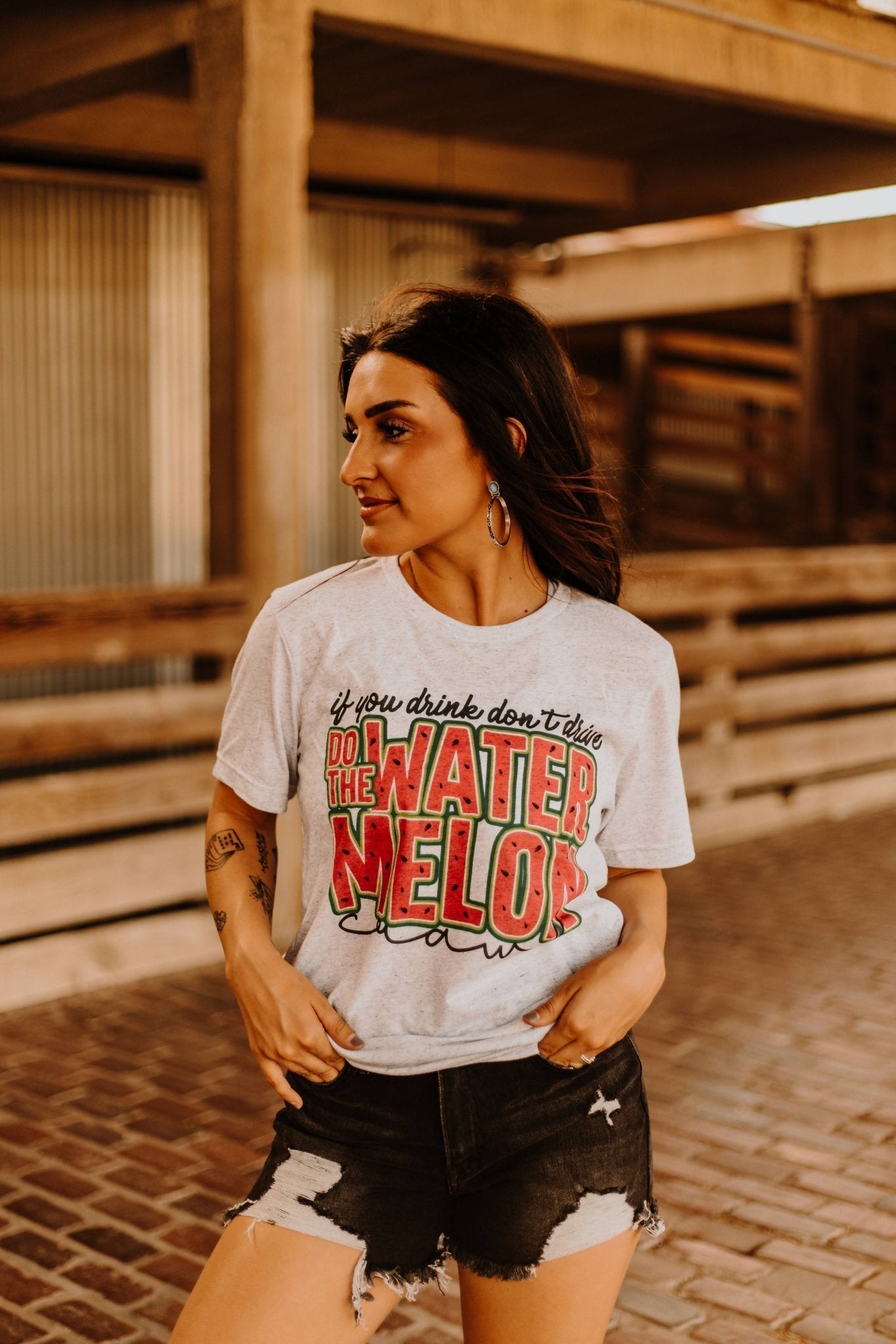Watermelon Crawl Tee - Rooted & Reckless Co.