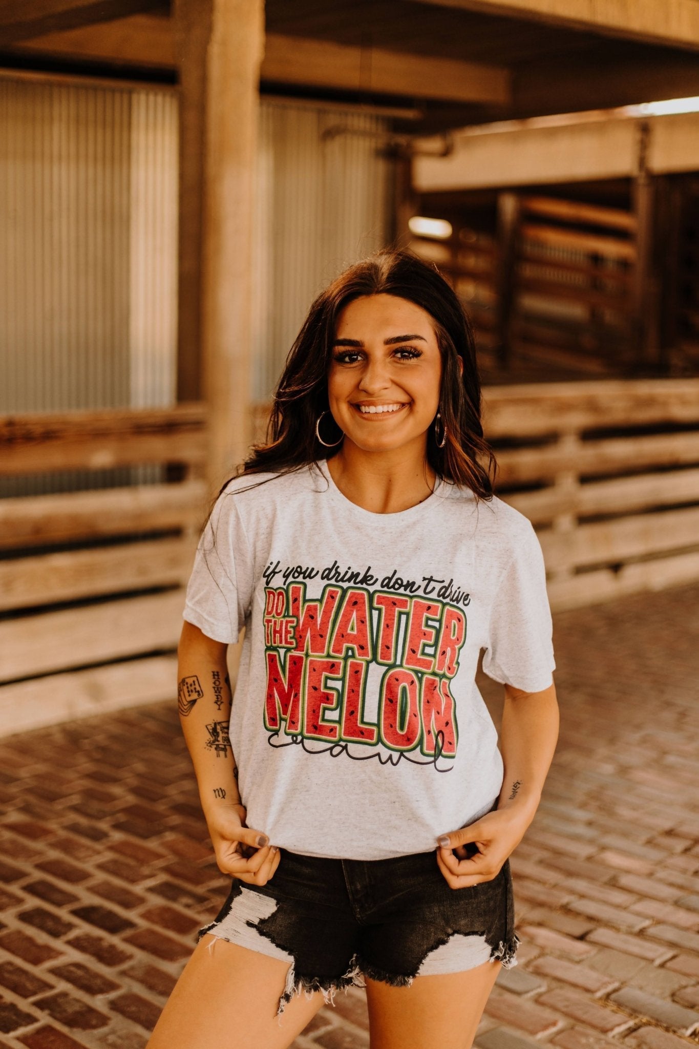 Watermelon Crawl Tee - Rooted & Reckless Co.