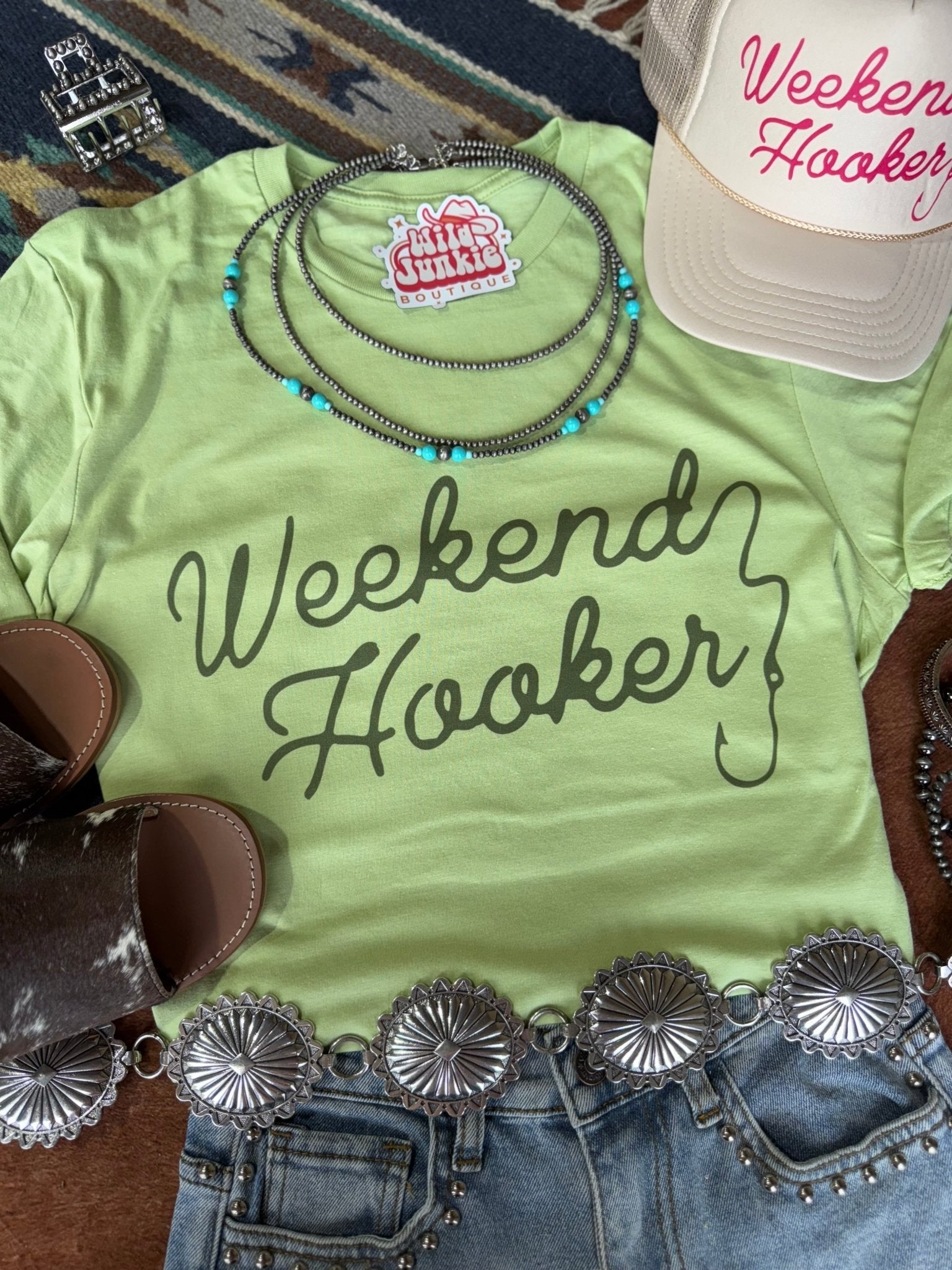 Weekend Hooker Graphic Tee - Rooted & Reckless Co.